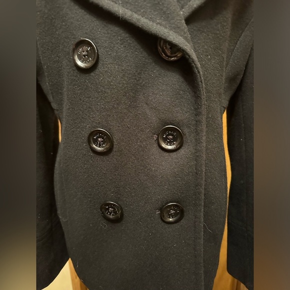 Michael Michael Kors black pea coat size large - Picture 4 of 13